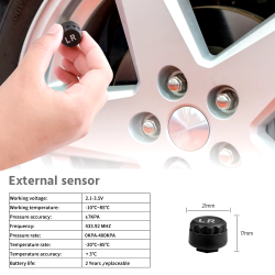 Sensor Tpms Externo C240 Para Medir Presión De Llantas
